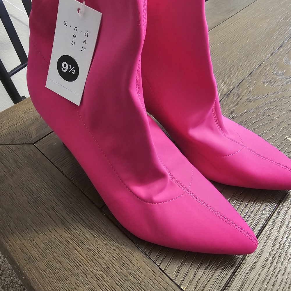 Pink boots